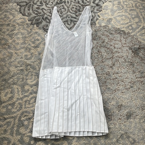 Shelly Michaels Vintage Button Down Dress Navy White 15/16 - Picture 6 of 8